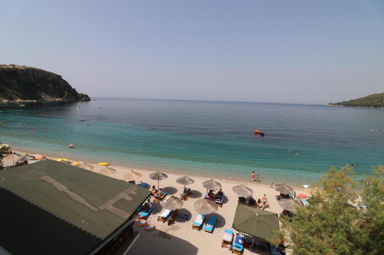 Hotel Potami Beach - Mondi Goro Himara Kültér fotó